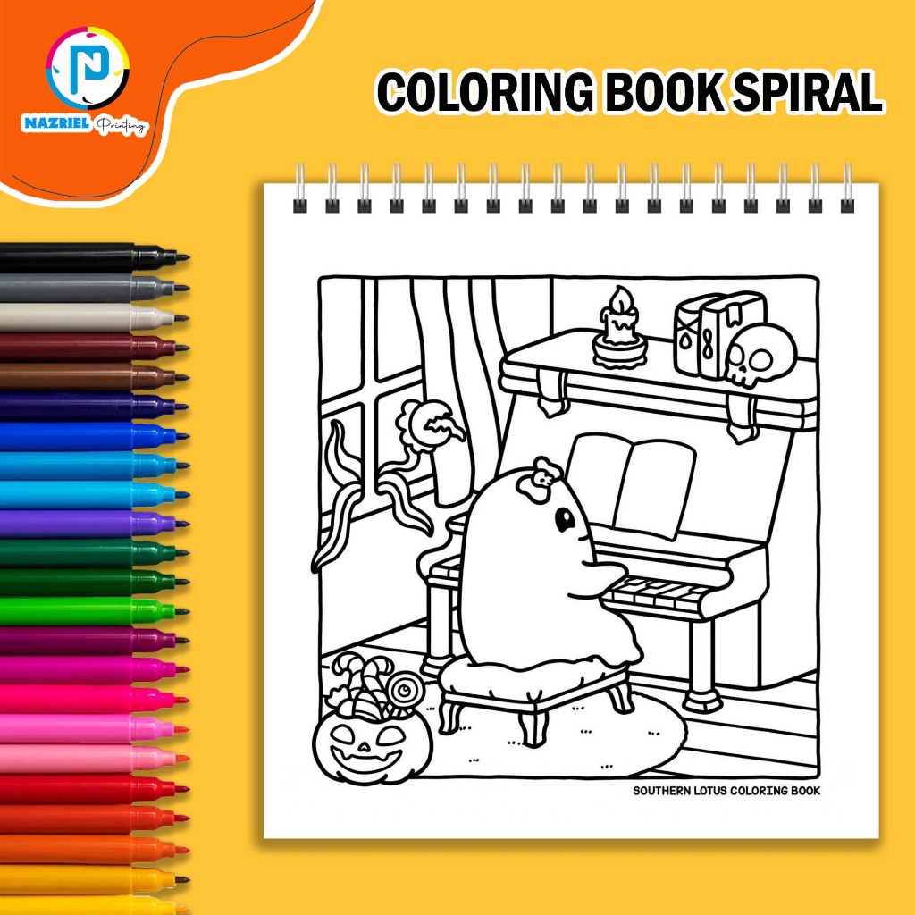 Jual Very Demure Coloring Book Buku Mewarnai spiral | Shopee Indonesia