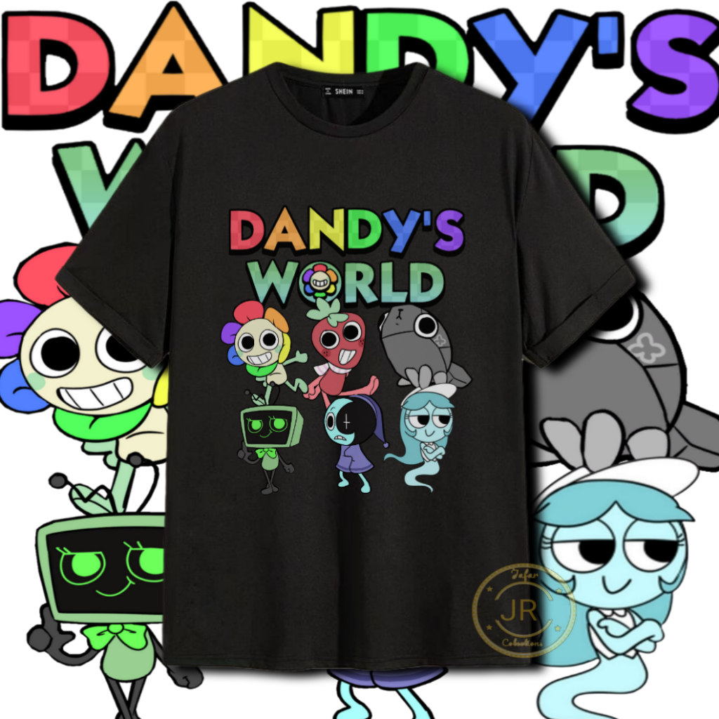 Jual Kaos Anak Custom Dandy's World - Desain Karakter Lucu, Nyaman ...