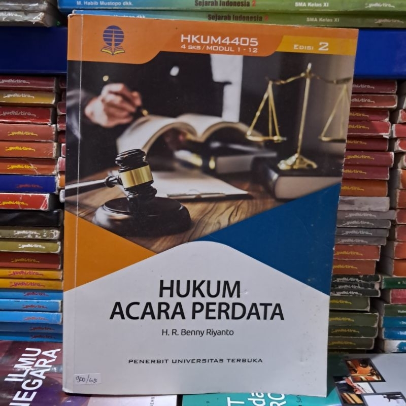 Jual buku bekas ori ut HUKUM ACARA PERDATA. BY H R BENNY RIYANTO. EDISI ...
