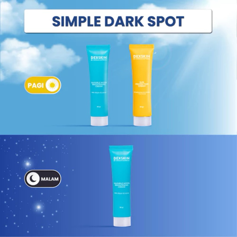 Jual Dexskin By Derma Express Simple Dark Spot (Invisible Moon + Sunscreen) | Shopee Indonesia