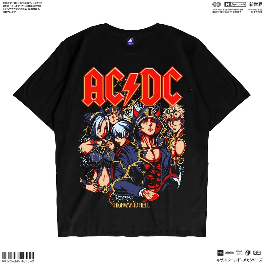 Kaos Band ACDC JOJO'S BIZARRE ADVENTURE