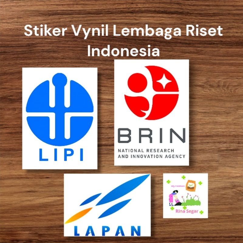 Jual Stiker Vynil Lembaga Riset BRIN LAPAN LIPI Nasional Perpusnas ...