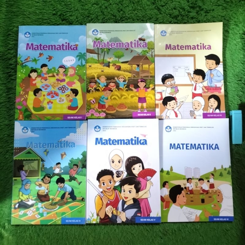 Jual ORIGINAL BUKU MATEMATIKA KELAS 1 2 3 4 5 6 SD/MI KURIKULUM MERDEKA ...