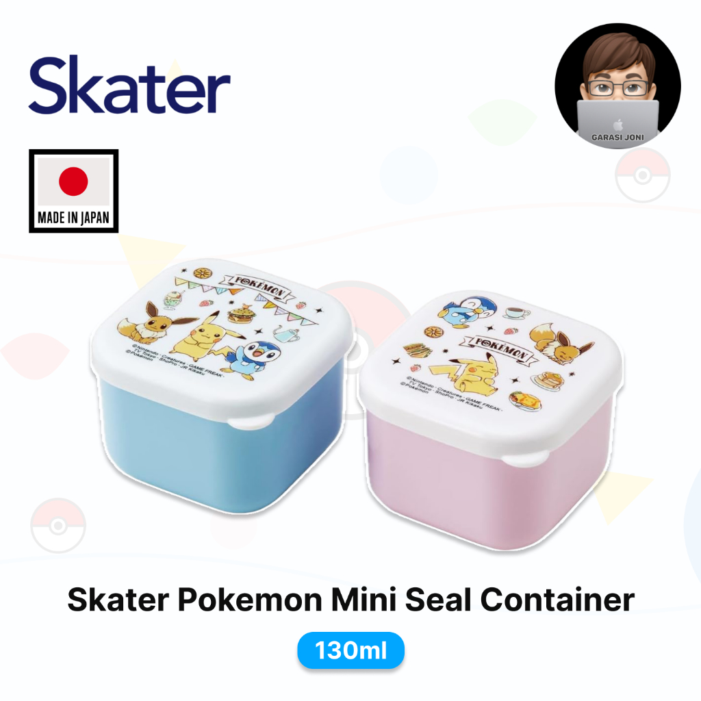 Jual Skater Pokemon Mini Seal Container 130ml - 2 Kotak | Shopee Indonesia