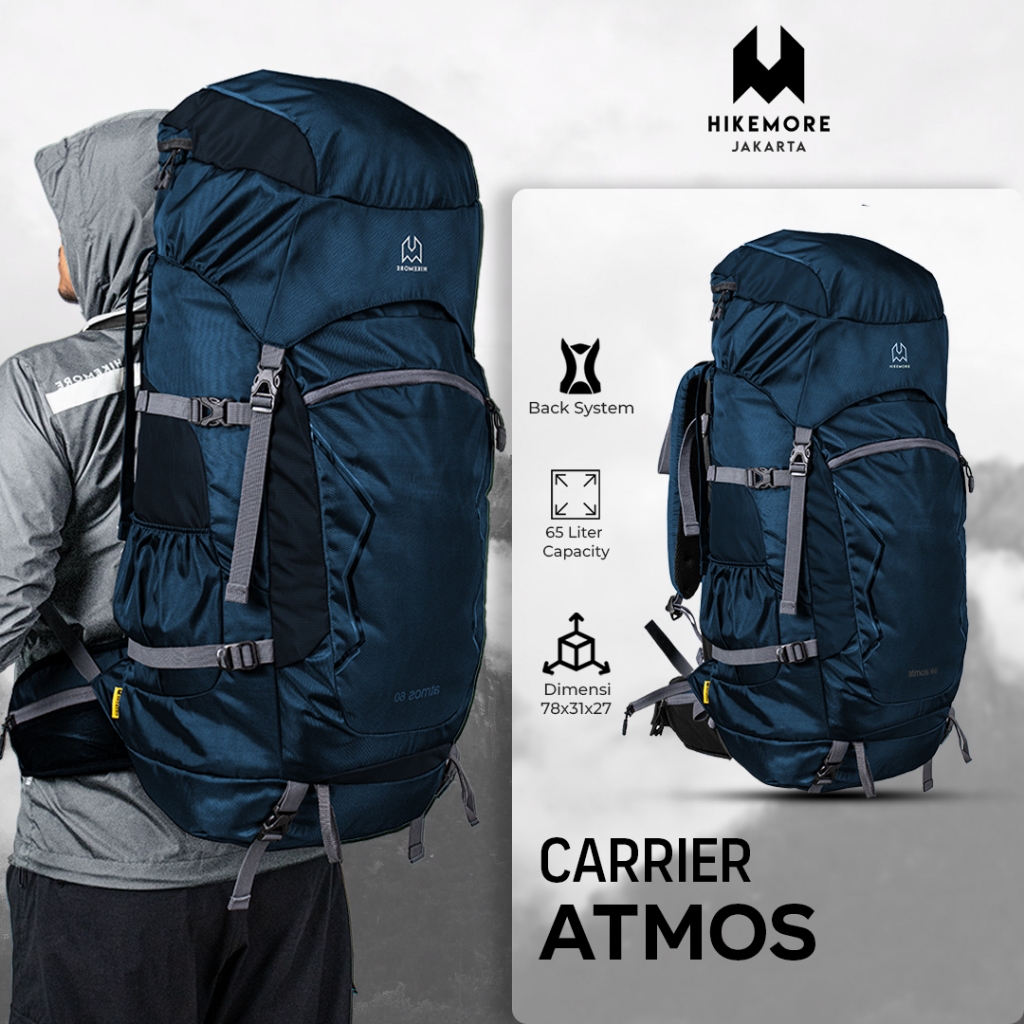 Tas Gunung Carrier Daypack Outdoor Hikemore Atmos Original