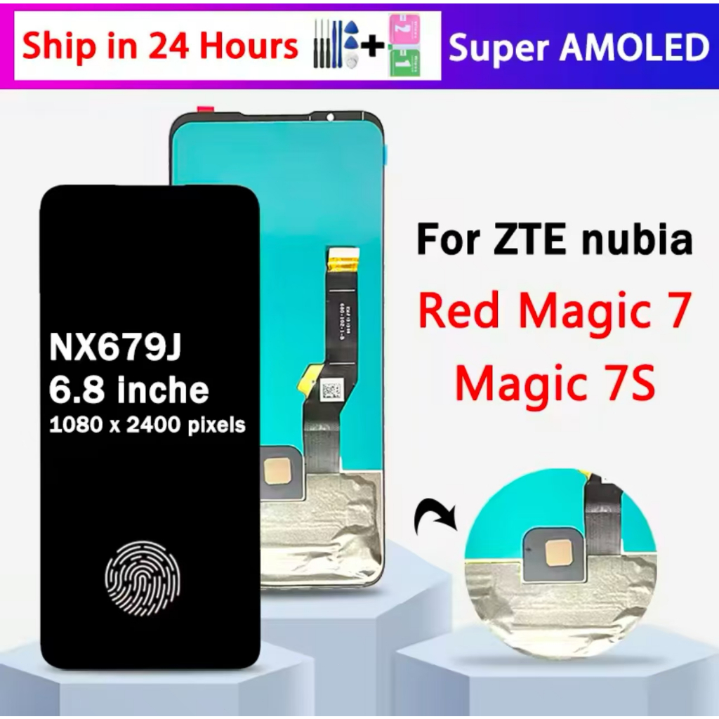 Jual Original Amoled For ZTE nubia Red Magic7 NX679J 7S LCD Display ...