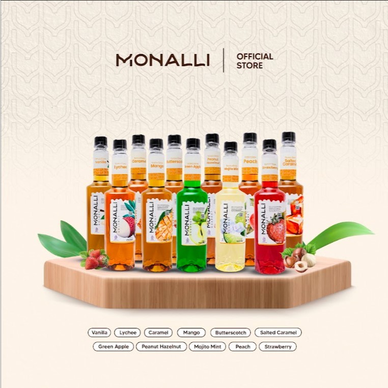 Jual Monalli Syrup - 60 mL Sample All Variant / Gourmet Syrup Premium ...