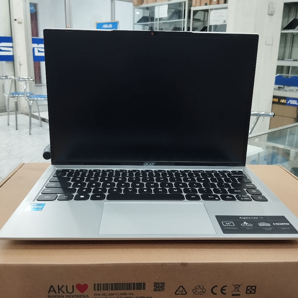 Jual Acer Aspire Lite 14 Core i3 gen 12 RAM 8GB SSD 512GB Layar 14" FHD