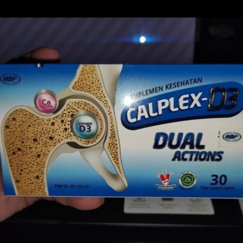Jual CALPLEX D3 CORAL CALCIUM vitamin suplemen obat tulang patah tulang ...