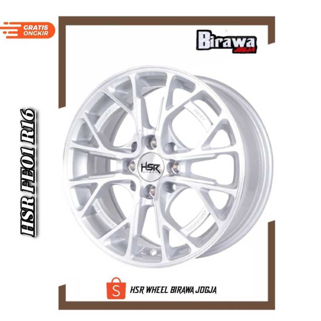 Jual Velg Racing Original HSR Fe01 Ring 16 Baut 4 Velg Mobil R16 ...