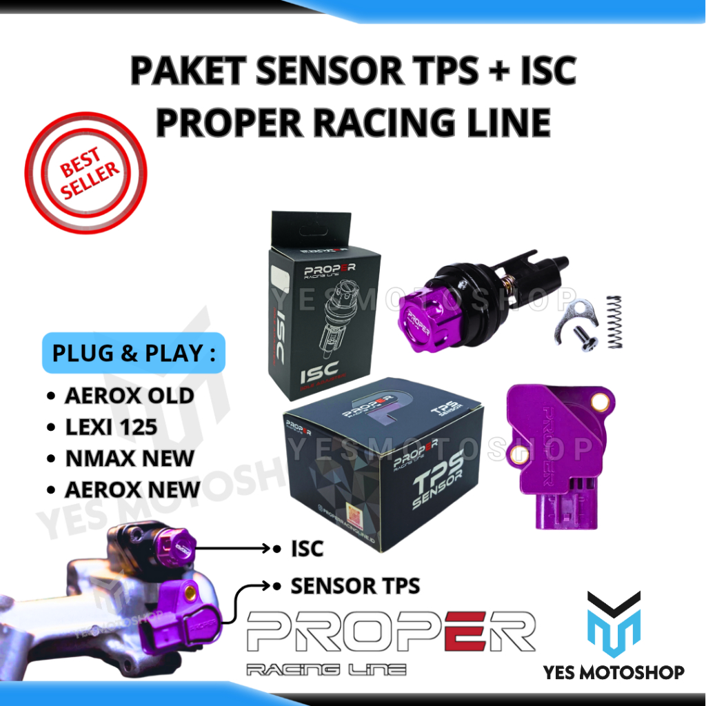 Jual PAKET SENSOR TPS + ISC IDLE SPEED CONTROL LANGSAM MANUAL PROPER ...