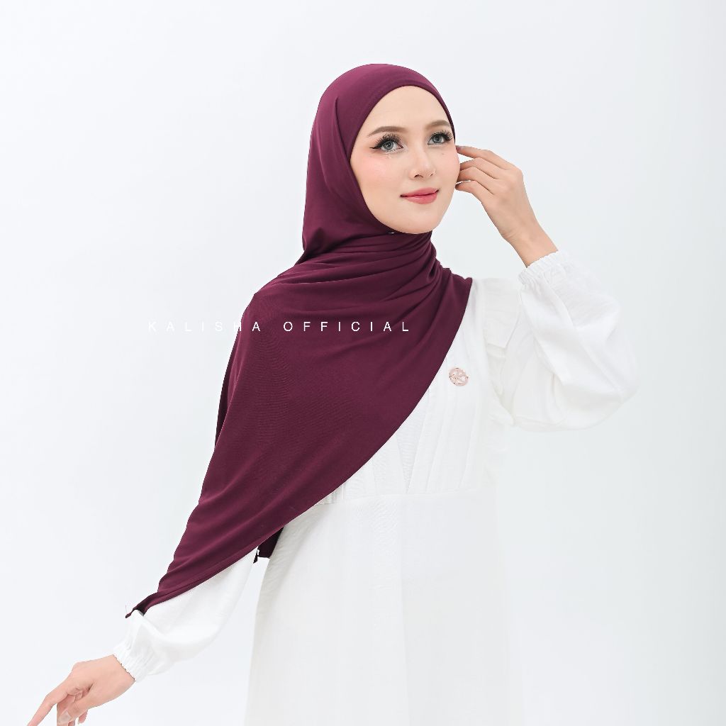 Kalisha X Mima Tarra Pashmina Inner Oval Bahan Viscose Rayon