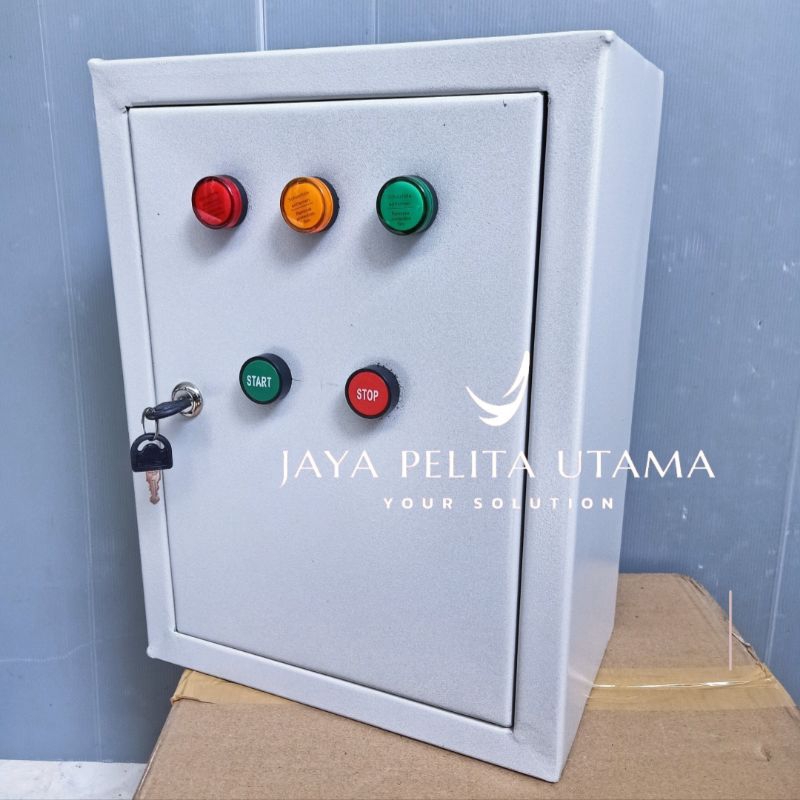 Jual Box panel 40x30x18 RST+PUSH BUTTON indoor plat besi 1mm | Shopee ...