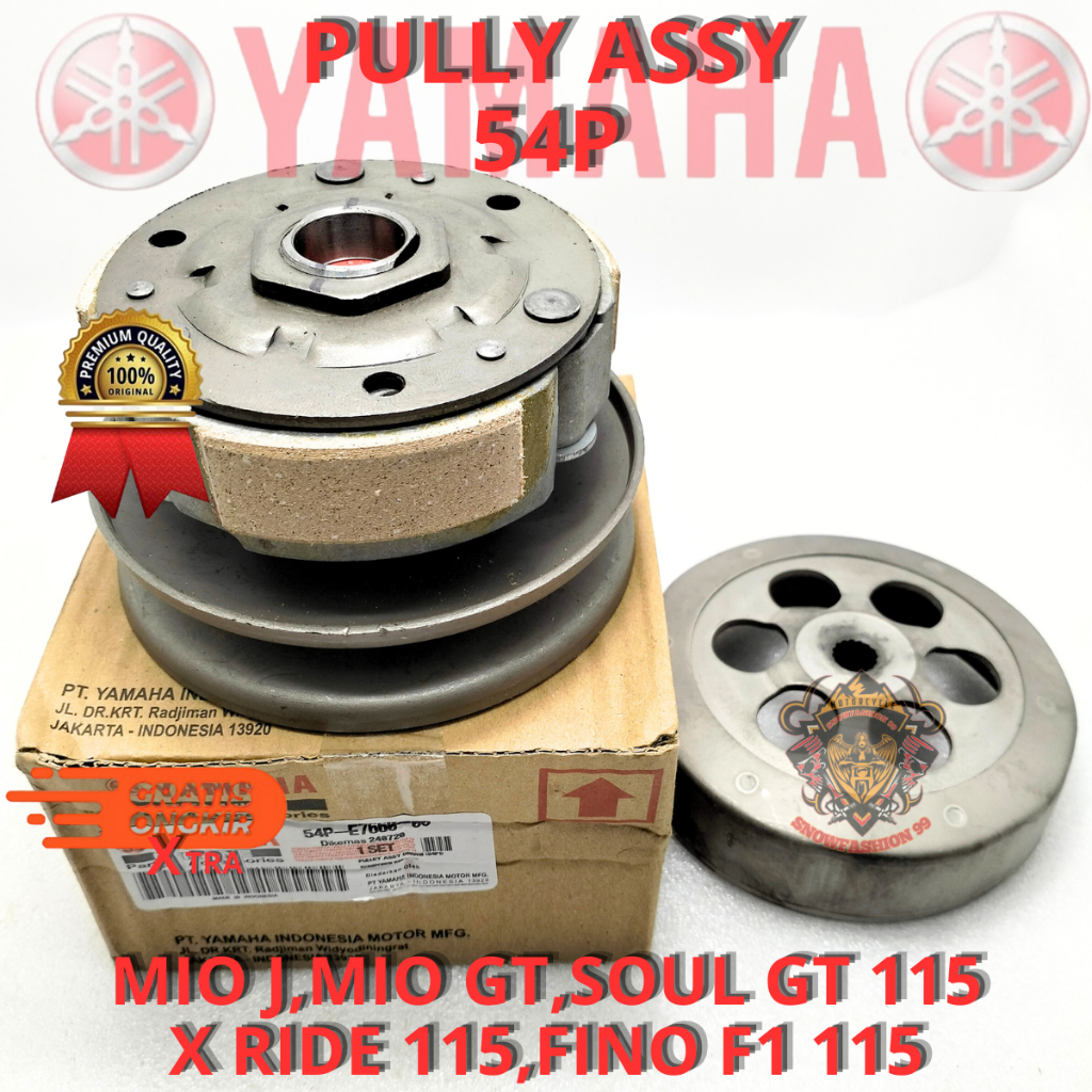 Jual PULY PULLY PULLEY ASSY 54P KOMPLIT MIO J , MIO GT , FINO 115 ...