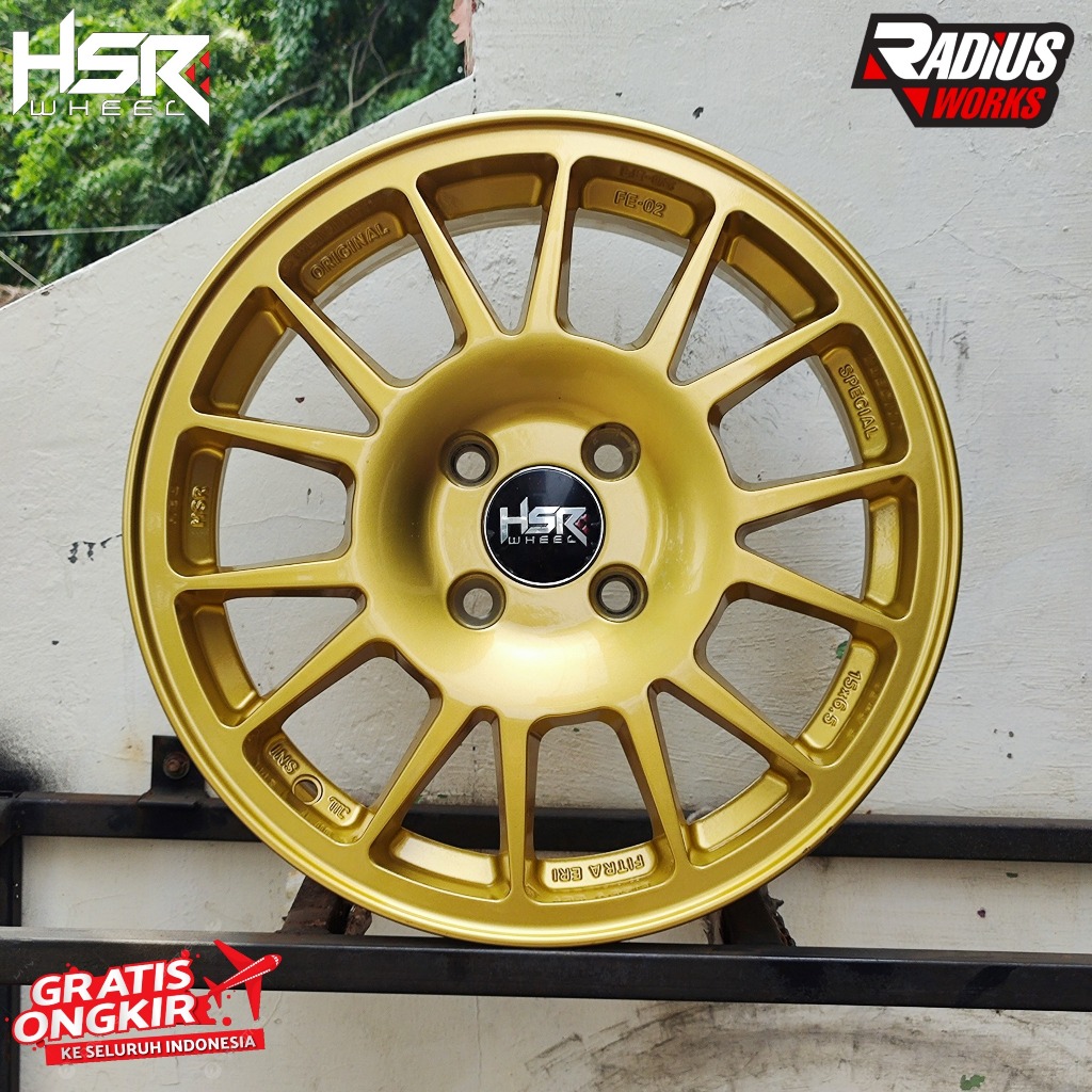 Jual Velg mobil rally look ring 15 pcd 4x100 gold untuk brio agya freed ...