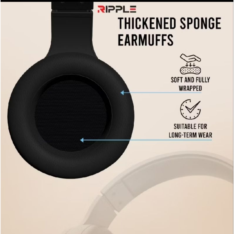 Jual Ripple Headphone Bluetooth RHB-A007 Noice Reduction High Quality ...