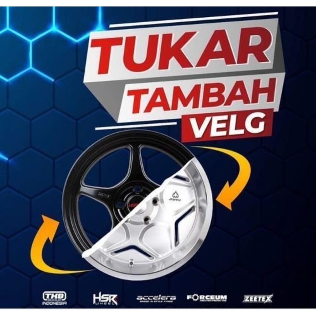 Jual VELG MOBIL HSR GYMKANA R16 4X100-4X114,3 UNTUK YARIS SPLASH ...