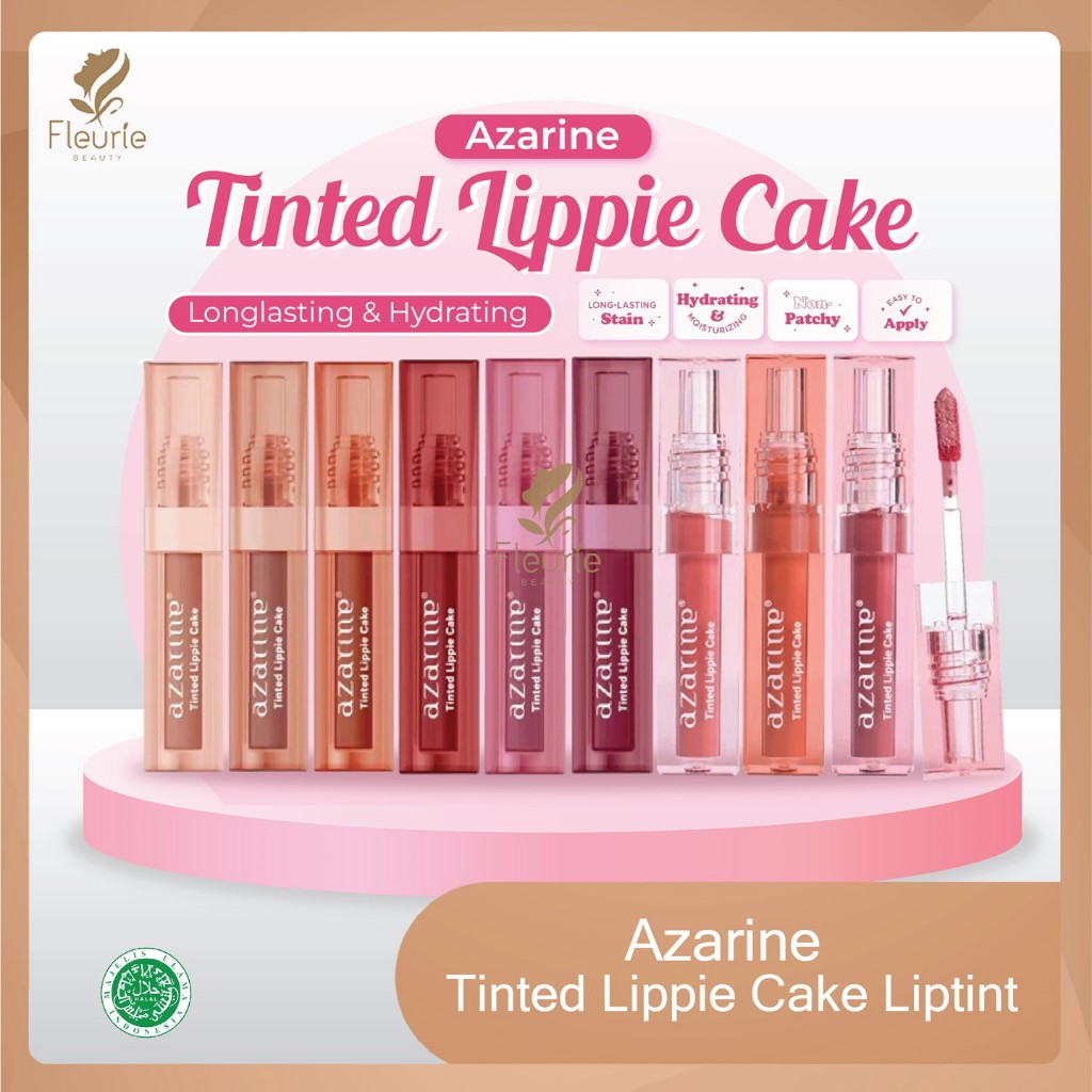 Jual AZARINE Tinted Lippie Cake Liptint Tahan Lama Moisturizing All ...