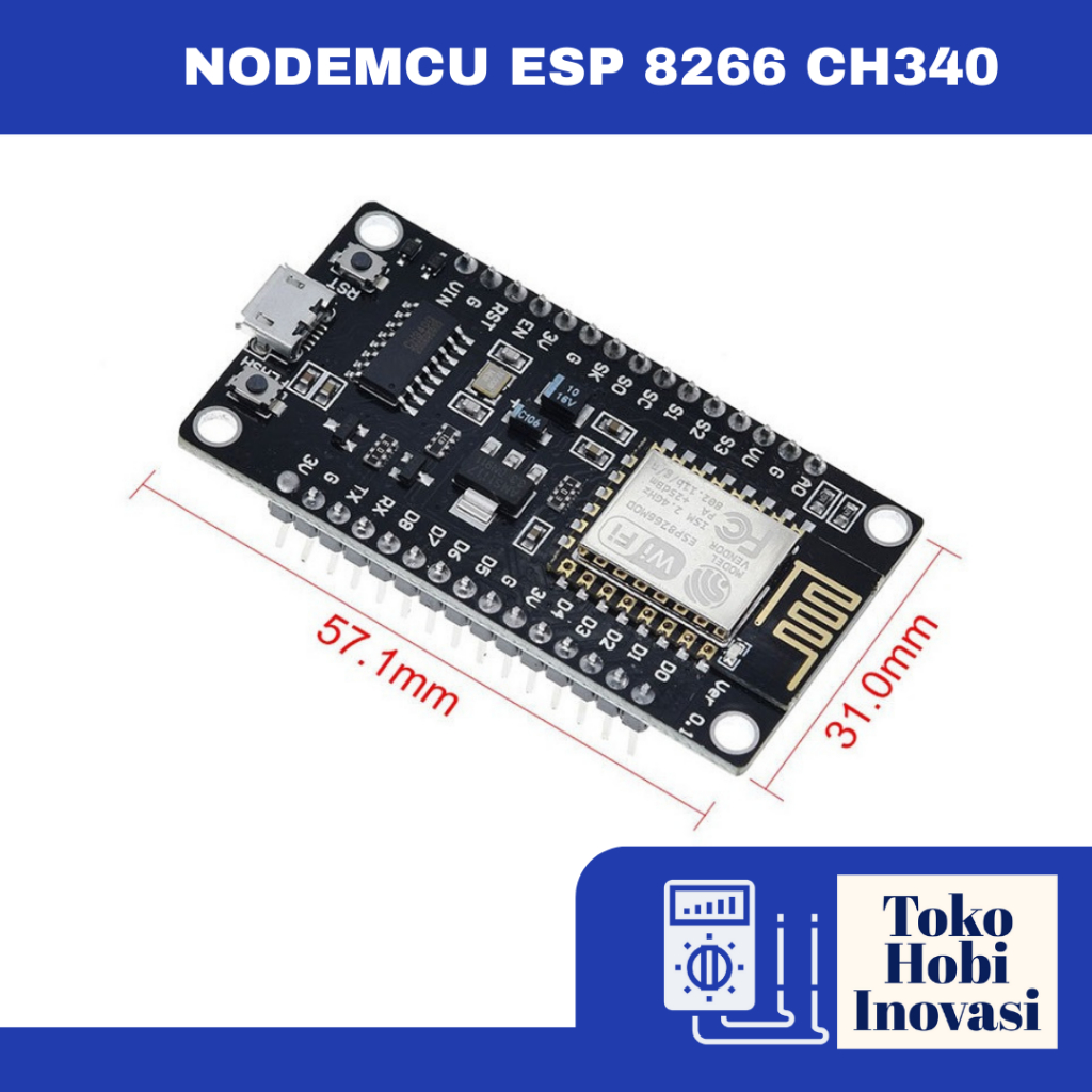 Jual NODEMCU ESP8266 V3 LUA WIFI MODULE CH340 VERSION | Shopee Indonesia