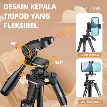 NeePho 3160 Tripod Sultan Multifungsi Photography Kamera Cellphone DSLR