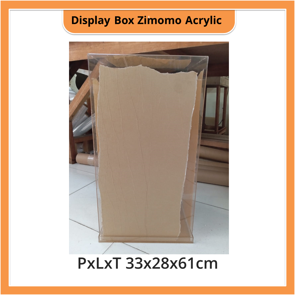 Jual Display box zimomo acrylic PxLxT 33x28x61cm = | Shopee Indonesia