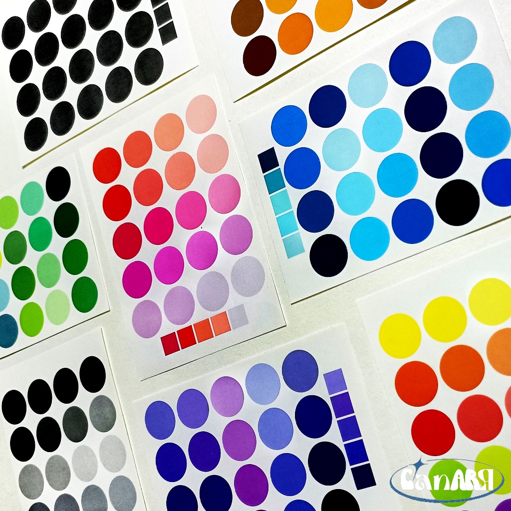 Jual STICKER DOT sticker label circle sheet - 20 CIRCLE | Shopee Indonesia