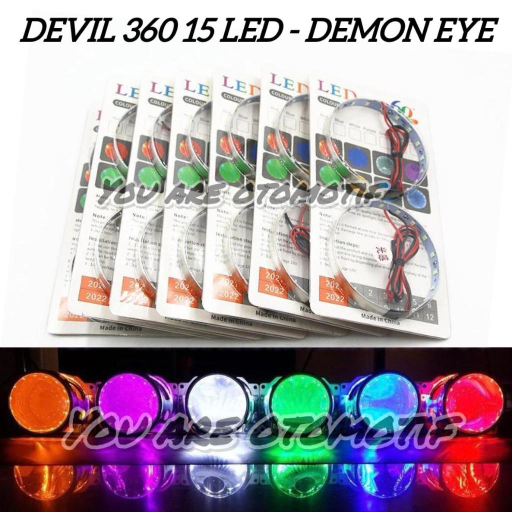 Jual UR Devil Eye 360 Biled 15 Led Demon Eye 360 Projector Untuk Biled ...