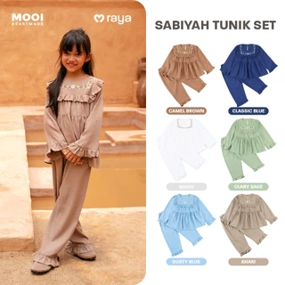 Mooi Setelan Anak Perempuan Raya Collection Sabiyah Tunic Set