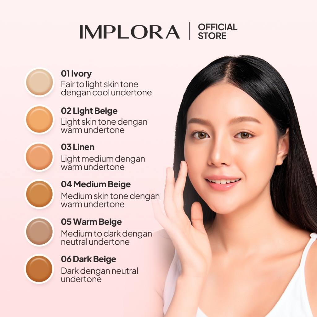 Jual BUNDLE Implora Cushion + Dazzle Me Dewy Makeup Setting Spray 60 ml ...