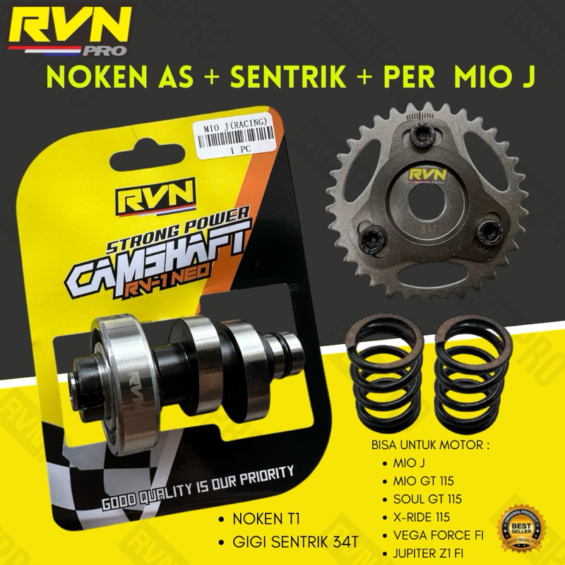 Jual PAKET NOKEN AS RVN RACING MIO J SOUL GT 115 FINO 115 XRIDE 115 ...