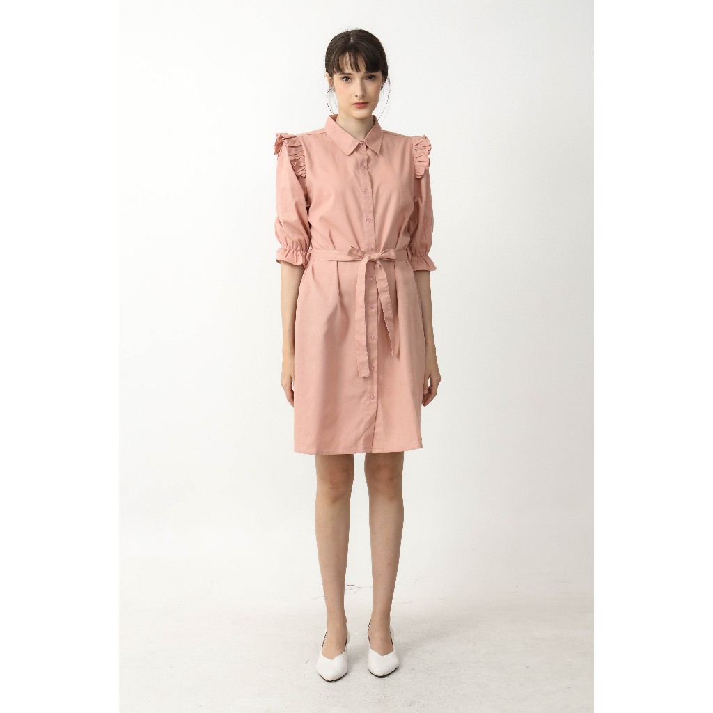 Gaudi PrP. Midi Dress Casual Wanita Qiana Dress