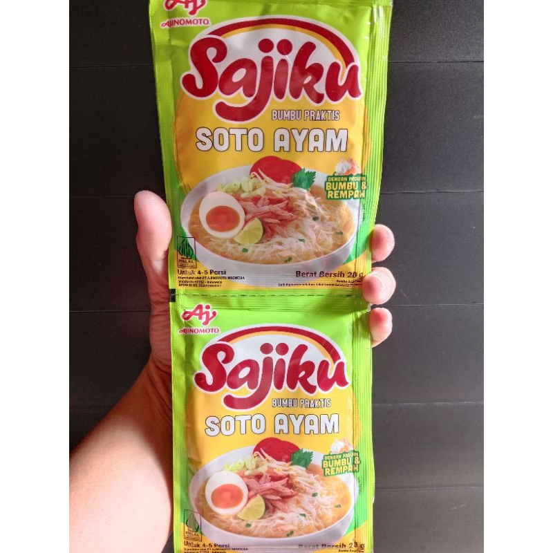 Jual Sajiku Bumbu Praktis Soto Ayam 1 Renceng isi 10 Sachet | Shopee ...