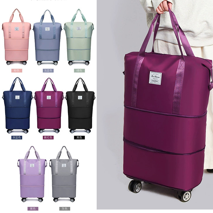 3 In 1 Tas Mudik Lebaran Traveling Liburan Beroda Double Zipper Tingkat Bisa Dip - foto 1