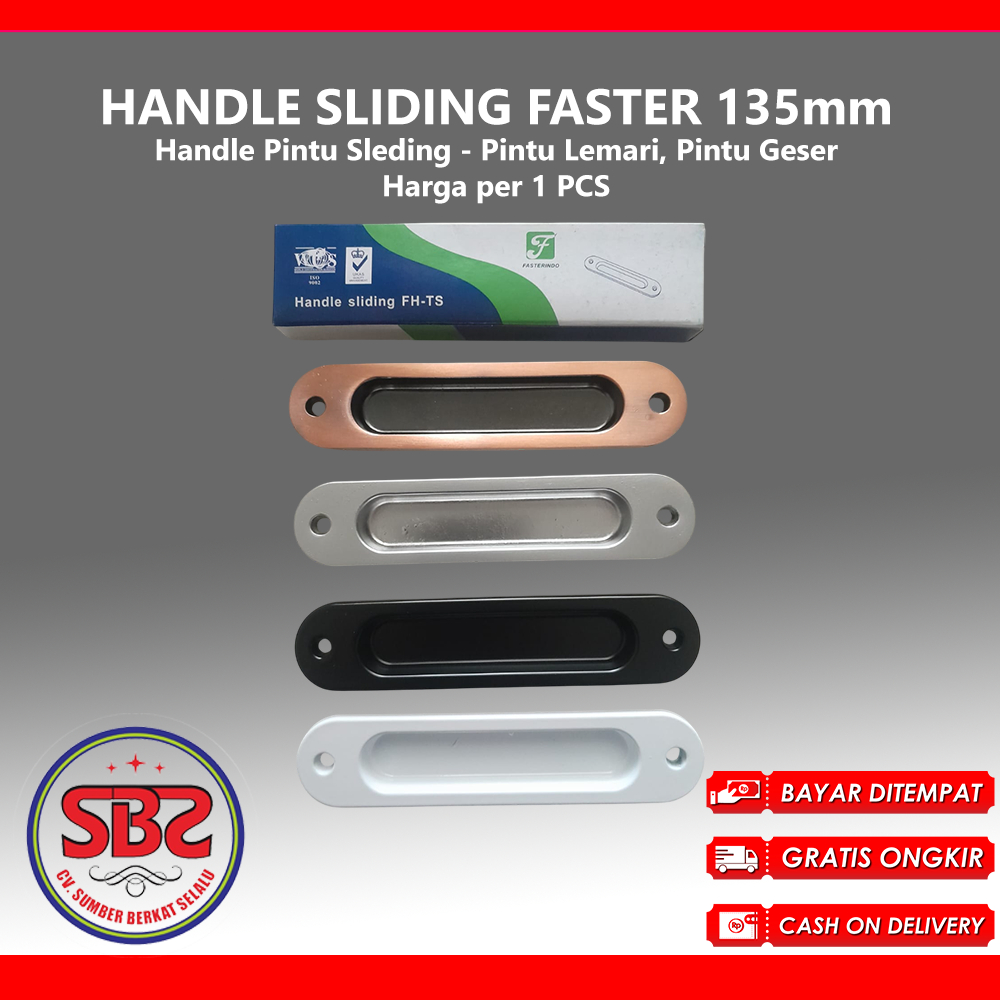 Jual Handle Sliding Faster 135 mm - handel tanam - handle pintu sleding ...