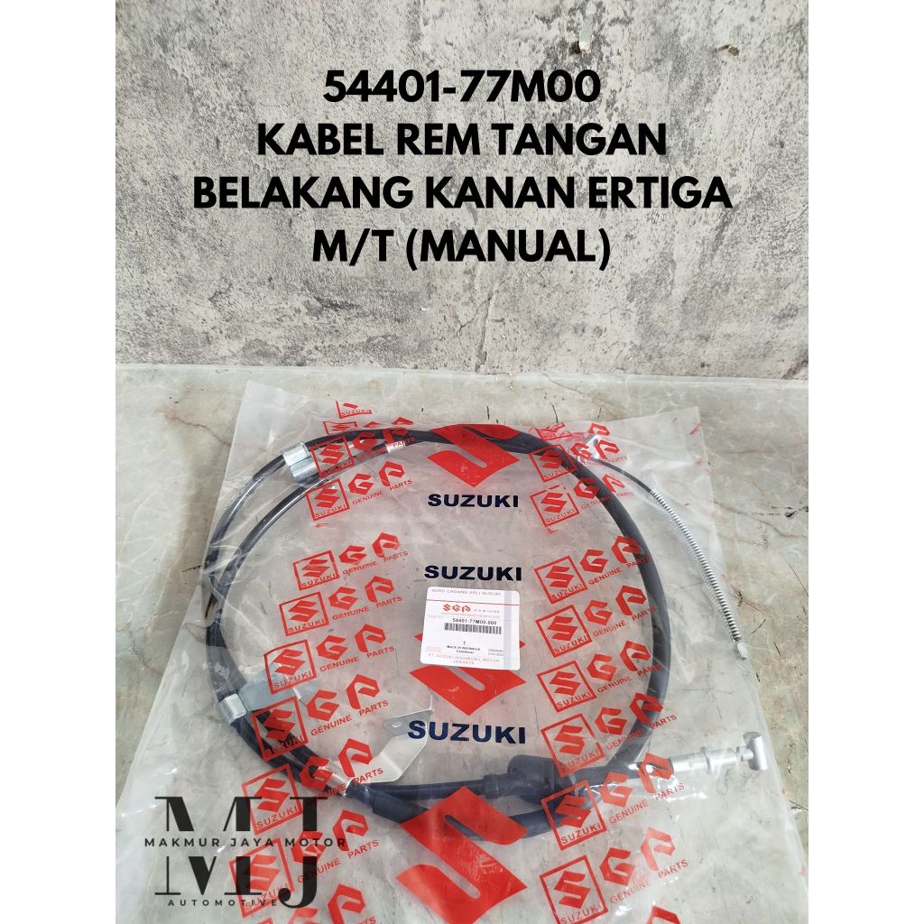 Jual KABEL REM TANGAN BELAKANG SUZUKI ERTIGA MANUAL KANAN 54401-77M00 ...
