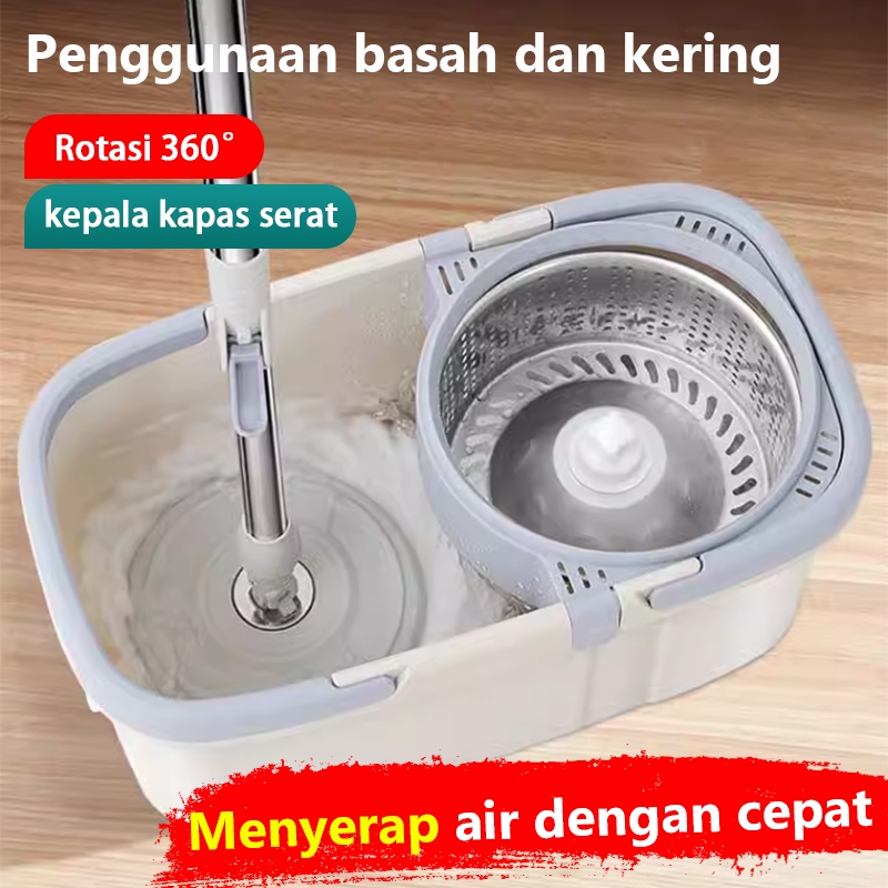 Jual VICTOR Alat Pel Lantai Mop Dengan Rol 360° Automatic Spin Mop Alat