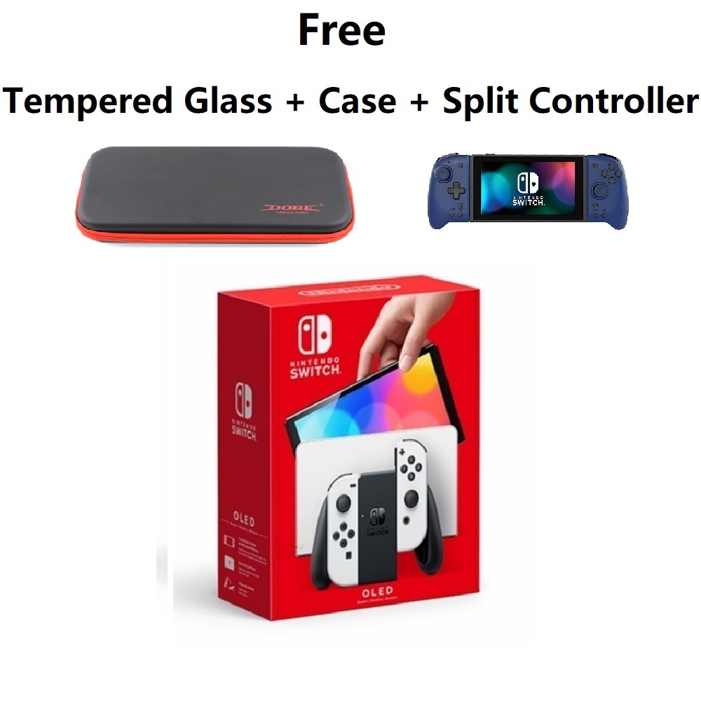 Jual Nintendo Switch OLED Putih Fullset second Original V1 V2 Putih ...