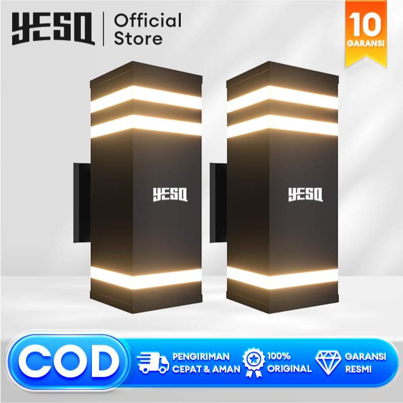Jual YESQ Lampu Hias Dinding Tiang Teras Taman Cafe Tahan Air IP67 ...