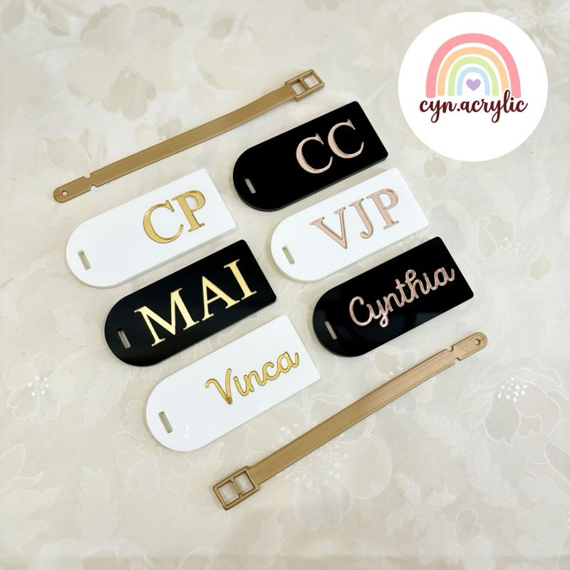 Jual B1 TAG KOPER LUGGAGE TAG TEBAL KOKOH SOUVENIR | Shopee Indonesia