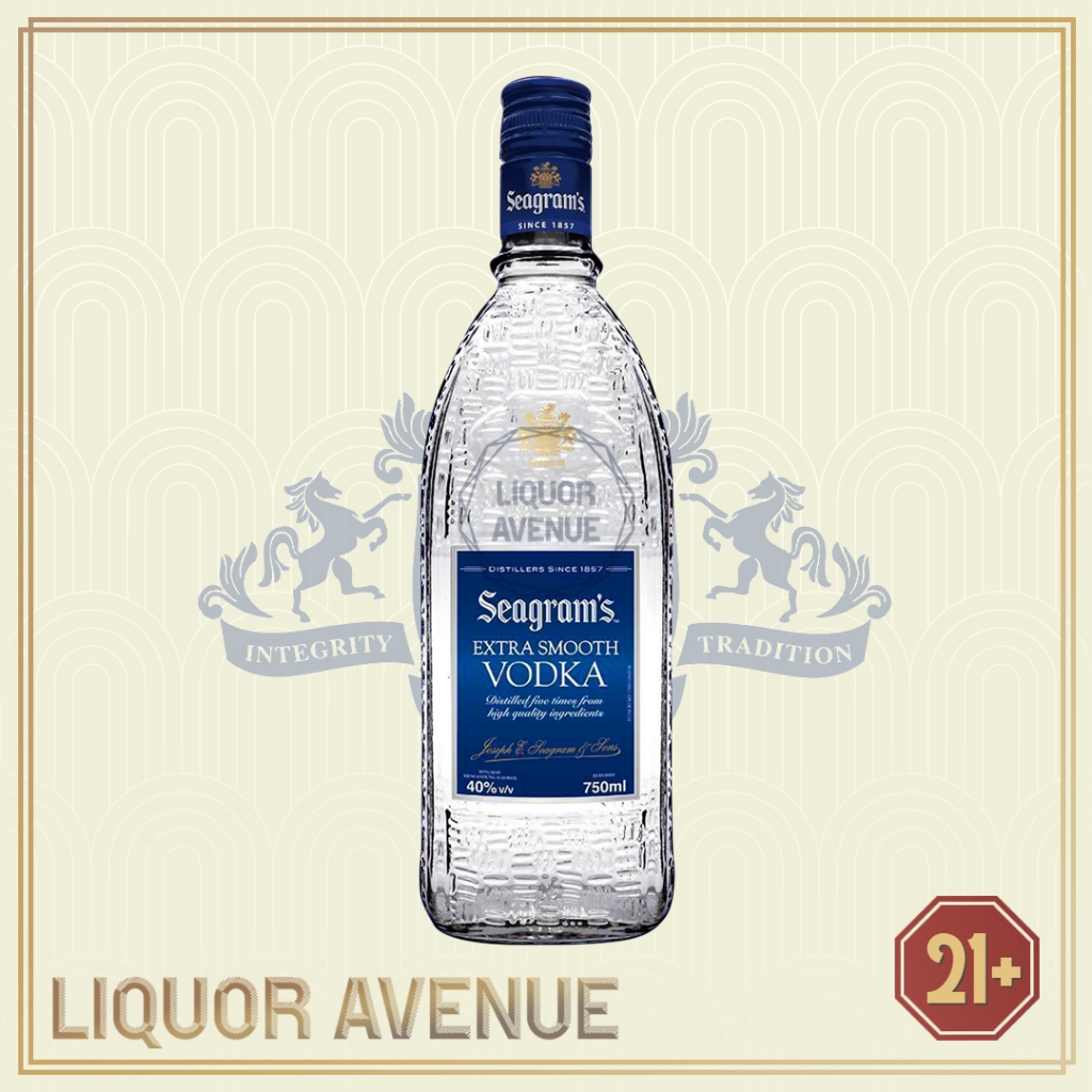 Jual SEAGRAM'S Seagrams Vodka Extra Smooth 750ml | Shopee Indonesia