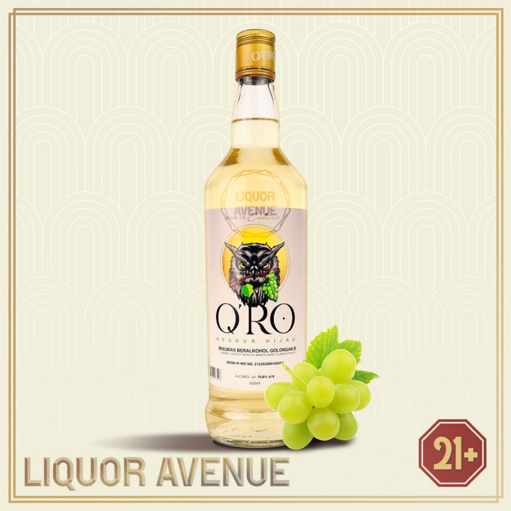 Jual QRO Q'RO Quro Anggur Hijau 650ml | Shopee Indonesia
