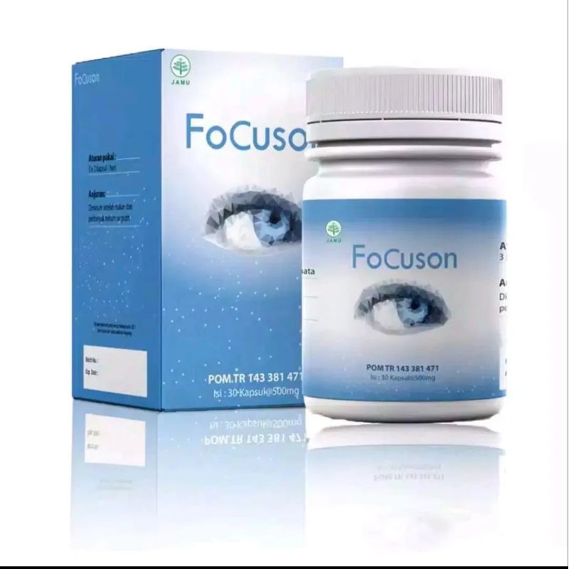 Jual Focuson Asli 100% Obat Mata Minus Rabun Katarak Kapsul Original ...
