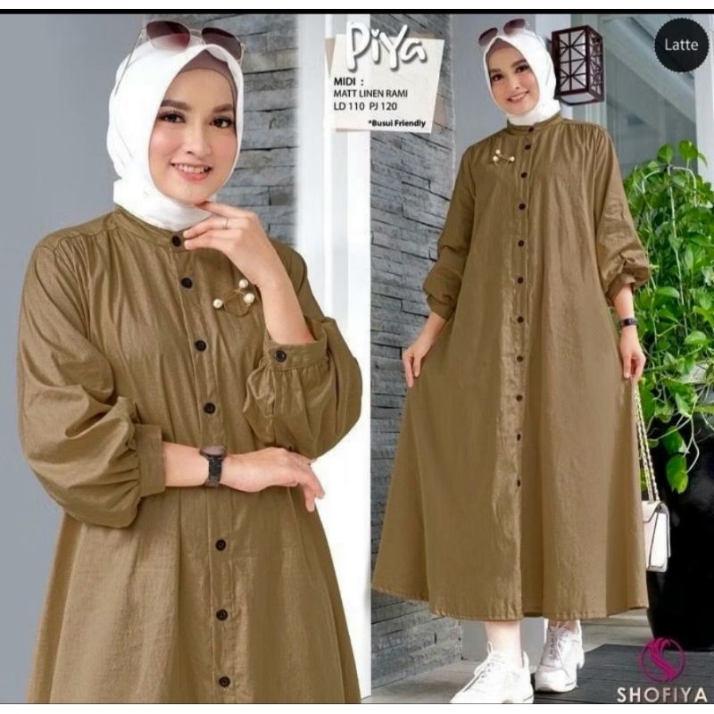 MIDI DRES POLOS KATUN RAMI  BUSUI WHUDU FRENDLY