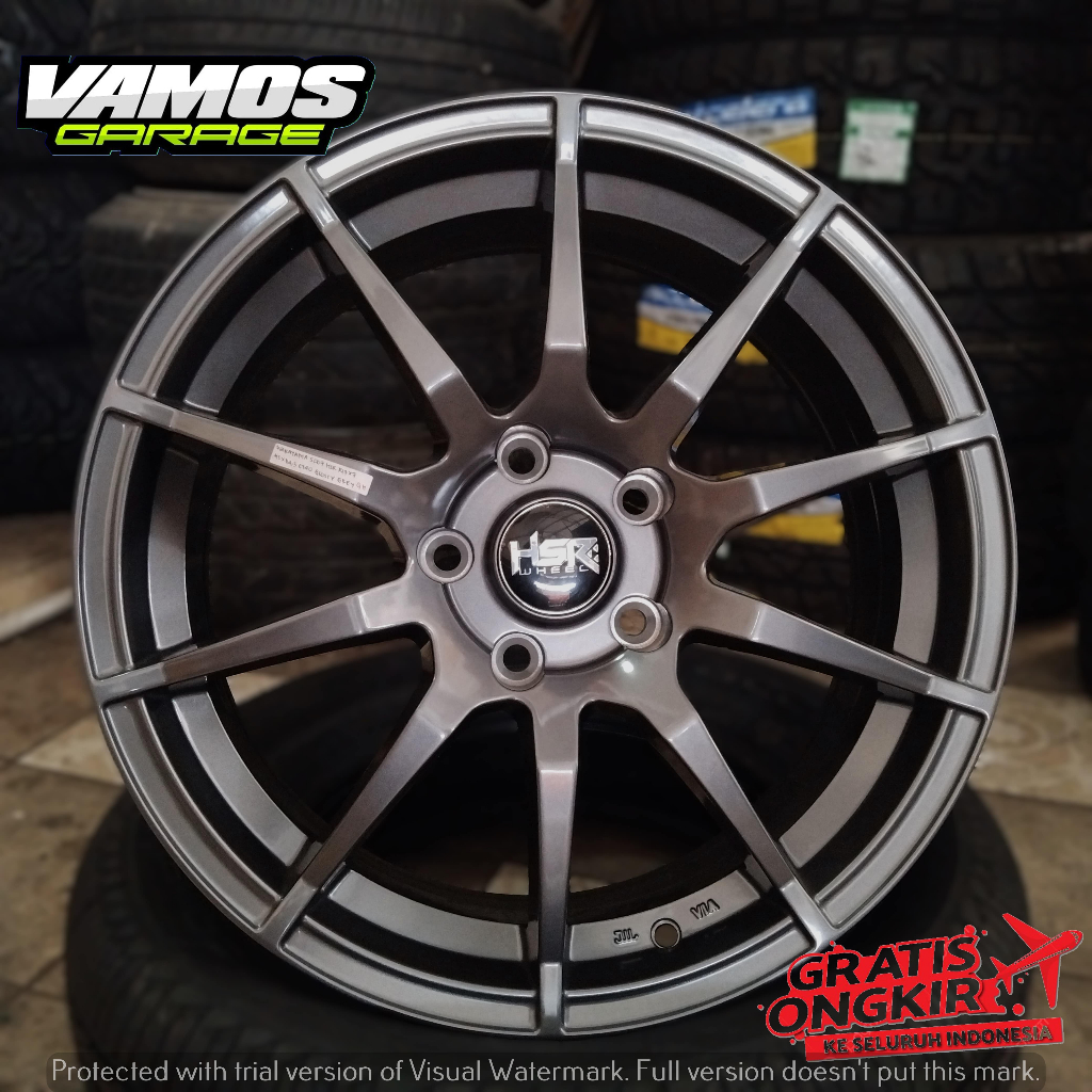 Jual VELG OBIL RING 17 WAKAYAMA HSR R17 PELEK MOBIL UNTUK OUTLANDER XL7 ...