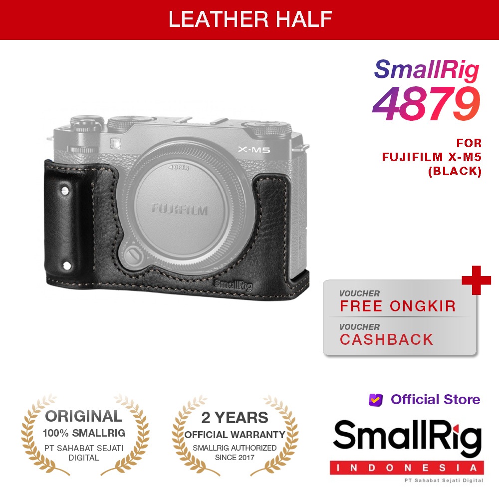 SmallRig 5450 Ledertaschen-Kit schwarz für FUJIFILM X-E5