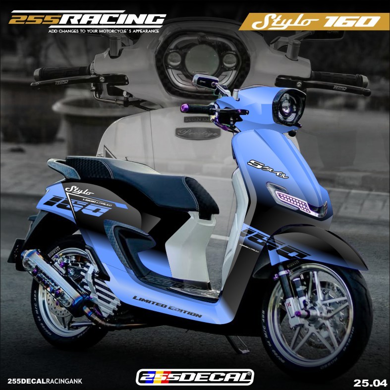 Jual Decal Stiker Honda STYLO 160 FULL BODY FULLBLOK - Sticker STYLO ...