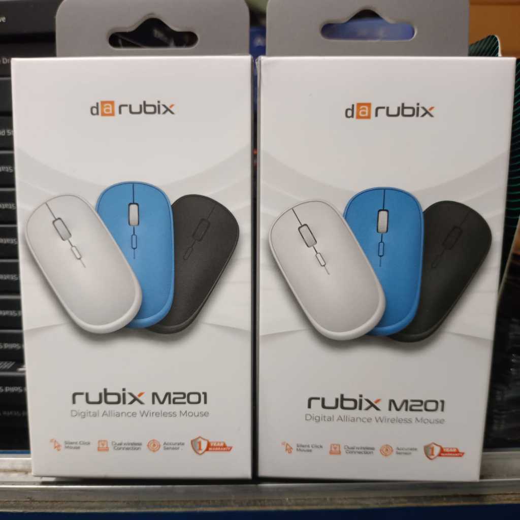 Jual Mouse Office Digital Alliance Rubix M201 Mouse Wireless Silent ...