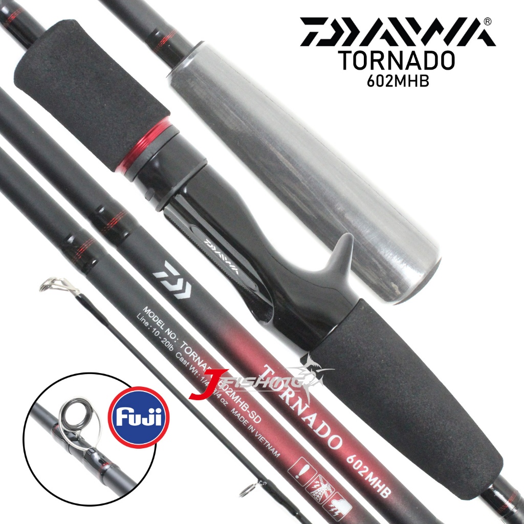 Jual Joran Baitcasting DAIWA Tornado | 602MB 602MHB 662MB | Fuji ...