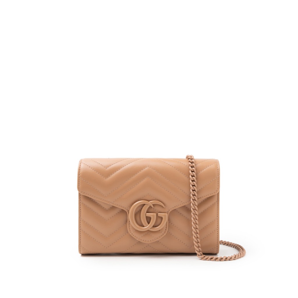 Gucci★素敵！Zumi Burgundy Leather Gold Chain Mini Wallet Gucci Mini Wallet On Chain Gucci Zumi Burgundy Leather Gold
