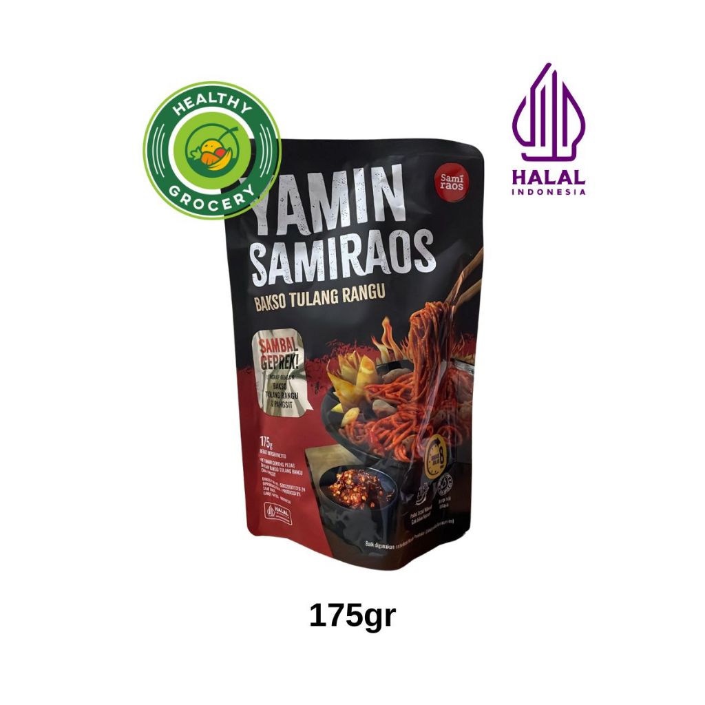 Jual Sami Raos Bakso Geprek Tulang Rangu 175gr / Bakso Aci Geprek